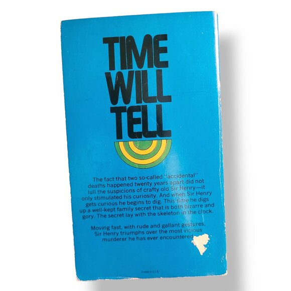 Vintage 1973 Mystery John Dickson Carr - The Skeleton in the Clock - Picture 3 of 5